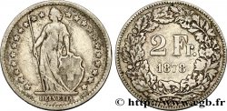 SVIZZERA  2 Francs Helvetia 1878 Berne
