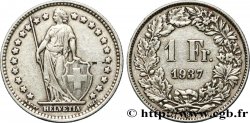 SUISSE 1 Franc Helvetia 1937 Berne - B