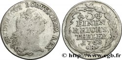 ALLEMAGNE - PRUSSE 1/3 de Thaler Frédéric II 1768 Brandebourg B+ 