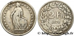 SWITZERLAND 2 Francs Helvetia 1878 Berne