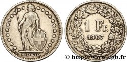 SUISSE 1 Franc Helvetia 1907 Berne - B