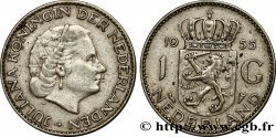 PAYS-BAS 1 Gulden Juliana 1955  SUP 