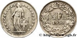SWITZERLAND 1/2 Franc Helvetia 1950 Berne