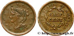 UNITED STATES OF AMERICA Half (1/2) Cent ‘Braided hair’ 1853 Philadelphie
