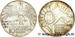 ALLEMAGNE 10 Mark / XXe J.O. Munich - Stade Olympique 1972 Hambourg SUP 