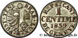 SWITZERLAND - REPUBLIC OF GENEVA 1 Centime 1839 