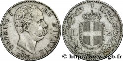 ITALIE 2 Lire Humbert Ier 1886 Rome TB+ 