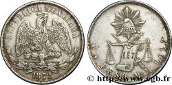 MEXIQUE 1 Peso aigle 1872 Mexico