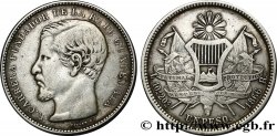 GUATEMALA 1 Peso Rafael Carrera 1866  VF 