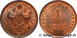 ITALIE - LOMBARDIE-VENITIE 1 Soldo 1862 Vienne SUP 