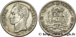 VENEZUELA 1 Bolivar Simon Bolivar 1954 Philadelphie TB+ 
