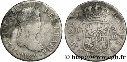 ESPAGNE 2 Reales Ferdinand VII 1832 Séville B+ 