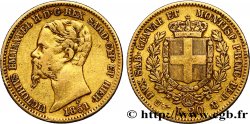 ITALIE - ROYAUME DE SARDAIGNE 20 Lire Victor Emmanuel II 1851 Turin TB+ 
