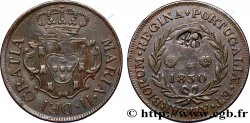 AZZORRE 5 Réis frappe pour Marie II du Portugal, contremarquée 1830  BB 