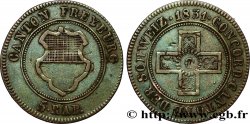 SCHWEIZ - KANTON  FREIBURG 5 Rappen 1831  fSS 