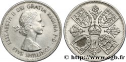 ROYAUME-UNI 5 Shillings (1 Crown) Elisabeth II 1960  SUP 
