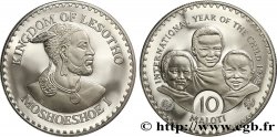 LESOTHO 10 Maloti Proof Année Internationale de l’enfant 1979  FDC 