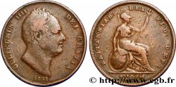 REGNO UNITO 1 Penny Guillaume IV / Britannia 1831  q.MB 
