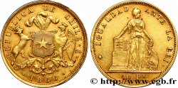 CHILE 10 Pesos 1866 Santiago