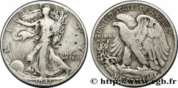 UNITED STATES OF AMERICA 1/2 Dollar Walking Liberty 1941 Philadelphie VF 