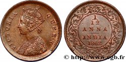 INDES BRITANNIQUES 1/12 Anna Victoria 1862  SUP 