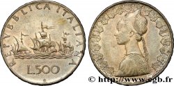 ITALIE 500 Lire “caravelles” 1958 Rome TTB 