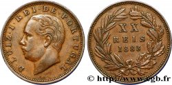 PORTUGAL 20 Réis au nom de Louis Ier (Luis) 1883  TTB 