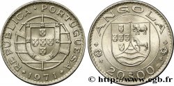 ANGOLA 20 Escudos monnayage colonial Portugais 1971 
