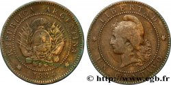 ARGENTINE 1 Centavo emblème / “Liberté” 1884  TB 