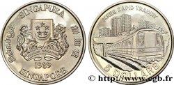 SINGAPORE 5 Dollars Métro de Singapour 1989 