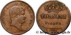 ITALY - KINGDOM OF TWO SICILIES 5 Tornesi Ferdinand II 1839 Naples