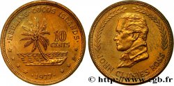 ISOLE KEELING COCOS 10 Cents série John Clunies Ross 1977 