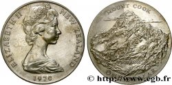 NUEVA ZELANDA
 1 Dollar Elisabeth II / Mont Cook 1970 Canberra