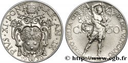 VATICAN ET ÉTATS PONTIFICAUX 50 Centesimi frappe au nom de Pie XI an IX / archange Michel 1930 Rome SUP 