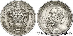 VATICAN ET ÉTATS PONTIFICAUX 20 Centesimi frappe au nom de Pie XI an X / Saint Paul 1931 Rome SUP 