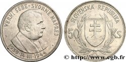 SLOVAQUIE 50 Korun Dr. Joseph Tiso, 5e anniversaire de l’Indépendance 1944  TTB+ 