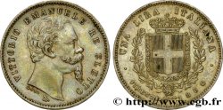 ITALIA 1 Lire Victor Emmanuel II 1860 Florence q.SPL 
