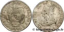 ÉQUATEUR 4 Reales 1857 Quito TB 