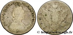 RUSSLAND 1 Rouble Catherine II 1777 Saint-Pétersbourg fS 