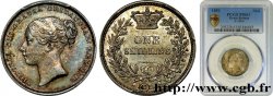 GRANDE BRETAGNE - VICTORIA 1 Shilling tête jeune 1852  SPL63 PCGS