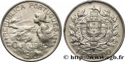 PORTUGAL 1 Escudo naissance de la République (frappée en 1914, commémore le 5 octobre 1910) 1910 