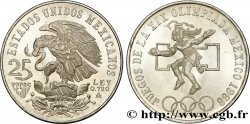 MESSICO 25 Pesos Jeux Olympiques de Mexico 1968 Mexico