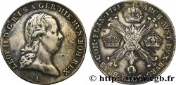 BELGIQUE - PAYS-BAS AUTRICHIENS 1/4 Kronenthaler 1791 Vienne TB+ 