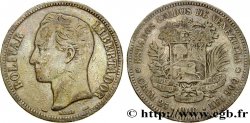 VENEZUELA 5 Bolivares Simon Bolivar 1910 Paris B+ 