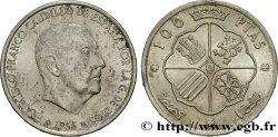 SPAIN 100 Pesetas Francisco Franco (1966 dans les étoiles) 1966 Madrid MS 