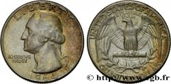 ÉTATS-UNIS D&nbsp;AMÉRIQUE 1/4 Dollar Georges Washington 1964 Philadelphie SUP 