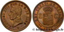 ESPAGNE 2 Centimos Alphonse XIII 1911 Madrid SPL 