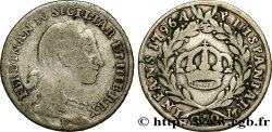 ITALIA - REINO DE NAPOLES 1 Tari ou 20 Grana Royaume des Deux Siciles Ferdinand IV 1796 