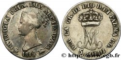 ITALIE - PARME ET PLAISANCE 5 Soldi Marie-Louise 1815  Milan TB+ 