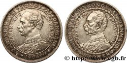 DANEMARK 2 Kroner mort de Christian IX et accession de Frédéric VIII 1906 Copenhague TTB+ 